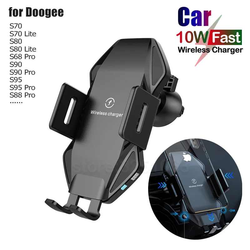 Qi 10 Вт быстрое автомобильное беспроводное зарядное устройство для Doogee S95 S90 S90C S88