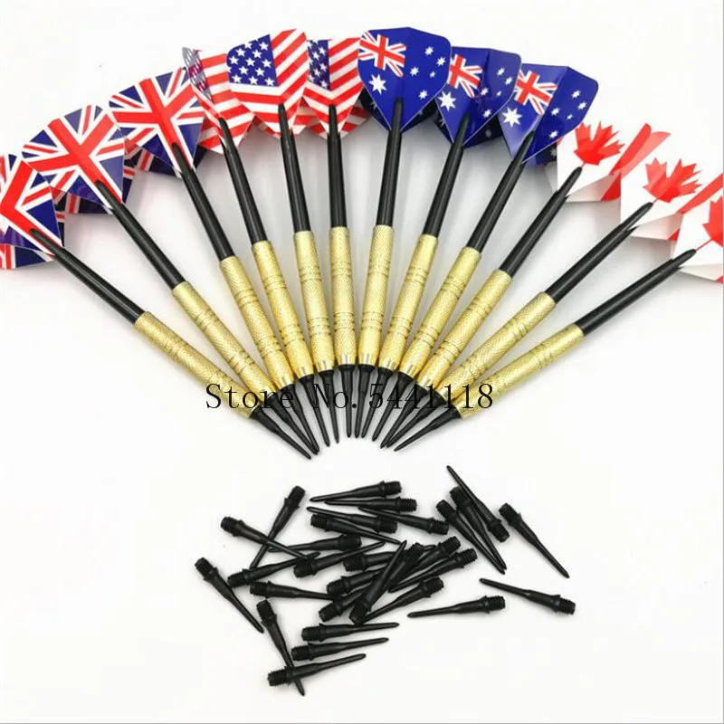 

6 professional soft dart sets with 12 plastic tips, 4 electronic dart flying devices dart accessories