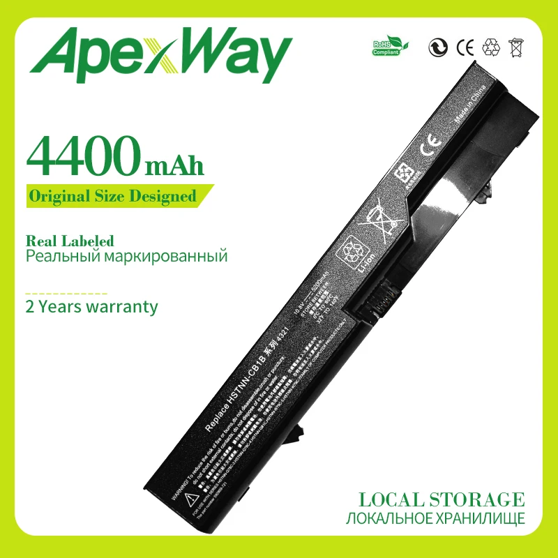 Аккумулятор Apexway 4400 мАч для HP 587706 761 PH06 420 425 320t Φ 4320s 4320S 4321s 4420s 4520s 4325s 4525s|battery for hp|4400mah