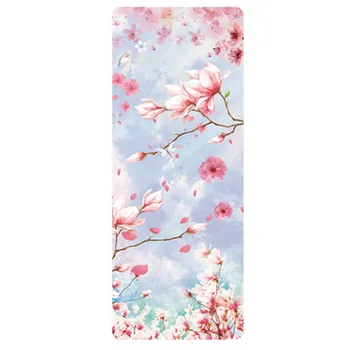 

1.5mm ultra-thin printed yoga mat portable foldable yoga towel towel sweat-absorbent non-slip yoga mat#g3