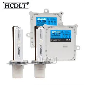 

HCDLT 1 Set H1 H3 H7 H11 9005 HB3 9006 HB4 D2H 75W Car Headlight Bulb 4300K-8000K AC 12V DIGITAL HID Ballast 75W HID Xenon Kit