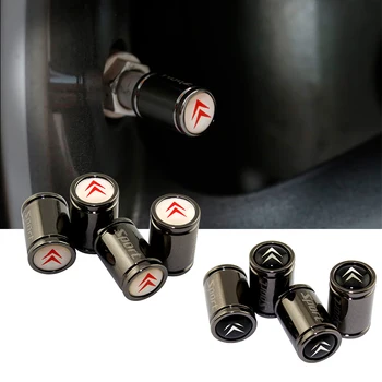 

Car Air Valve Stem Caps Styling for Citroen Logo C4 Aircross C5 Berlingo C3 Elysee Auto Wheel Tire Covers Exterior Decoration
