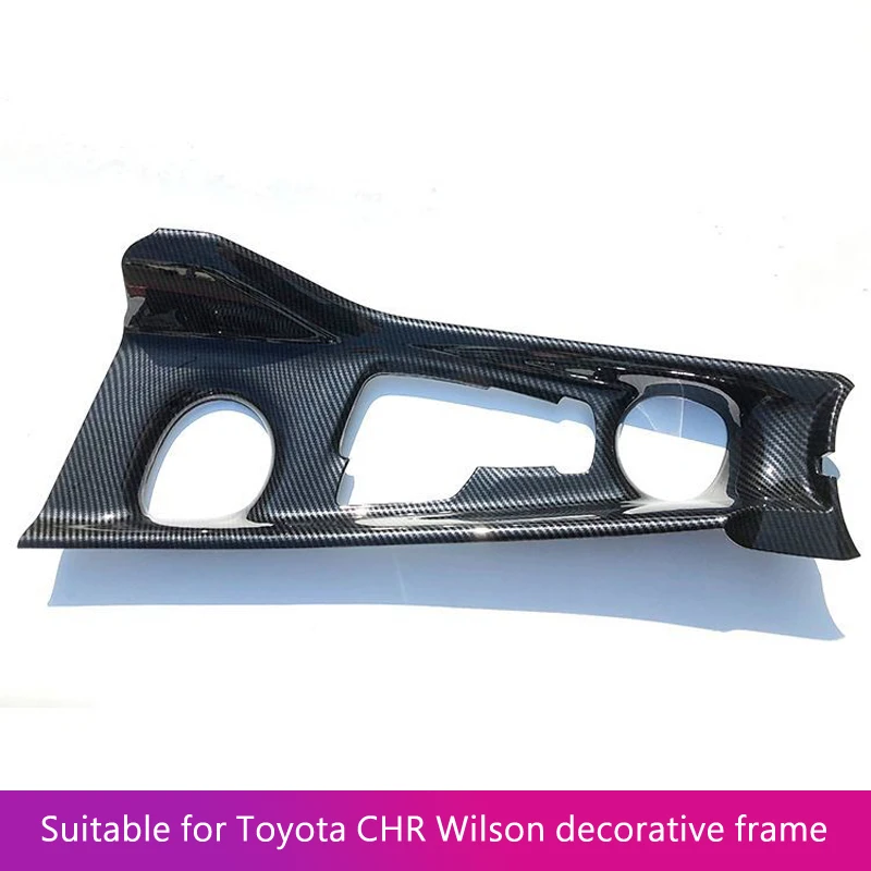 

For Toyota CHR IZOA Car interior accessories moulding Carbon Fiber Stickers Central Control Gear shift Panel Trim Cover decals