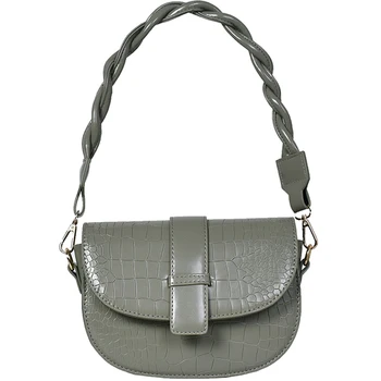 

High grade sense net red s bag fashionable new fashion and versatile ins cross saddle bag in summer 2020