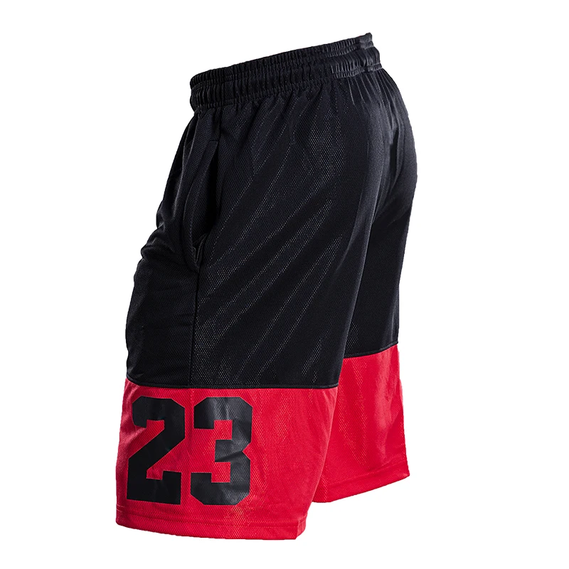 Men Sportswear Gym Sports Running Shorts Number 23 Letter Basketball Shorts Sport Zipper pocket Workout Training basketball shorts,running shorts