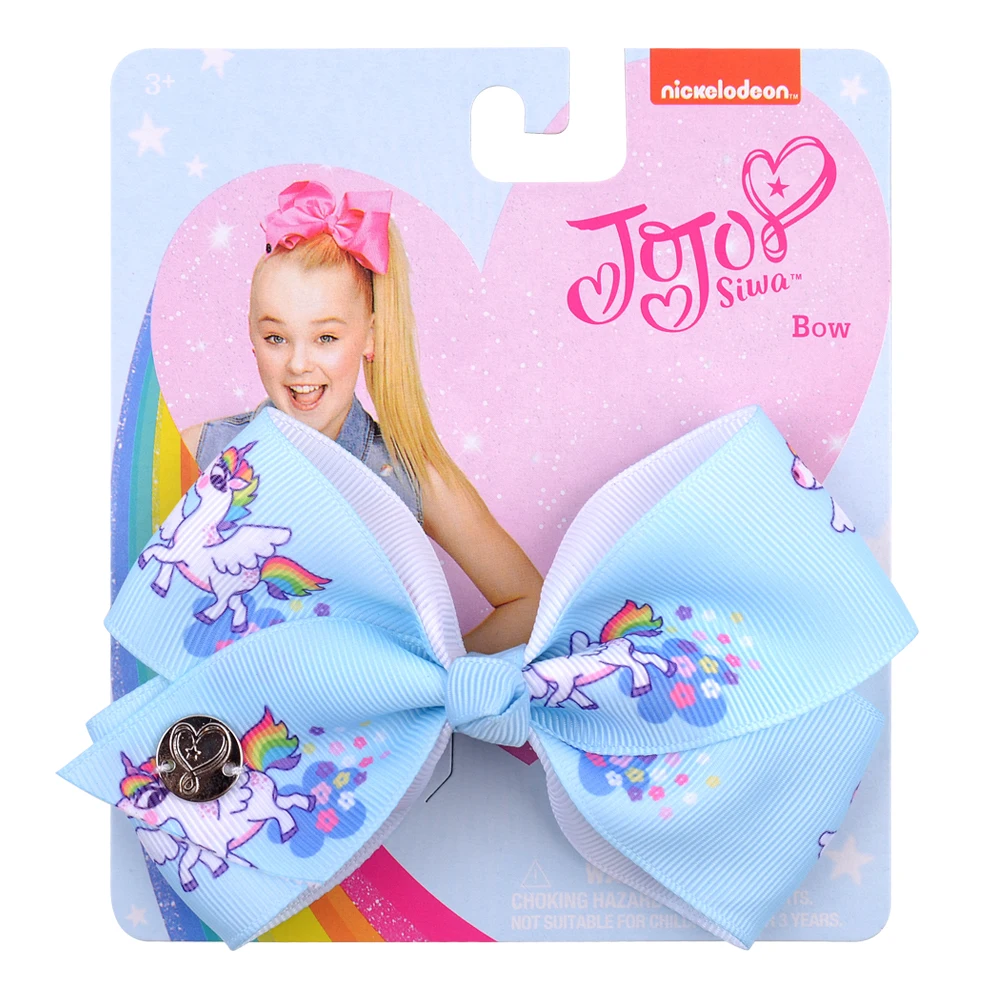 6-1 1 шт. JOJO Swia Единорог Русалка радужные бантики для волос с зажимом для маленьких девочек ленты заколки для волос головные уборы аксессуары для волос - Цвет: 6-1