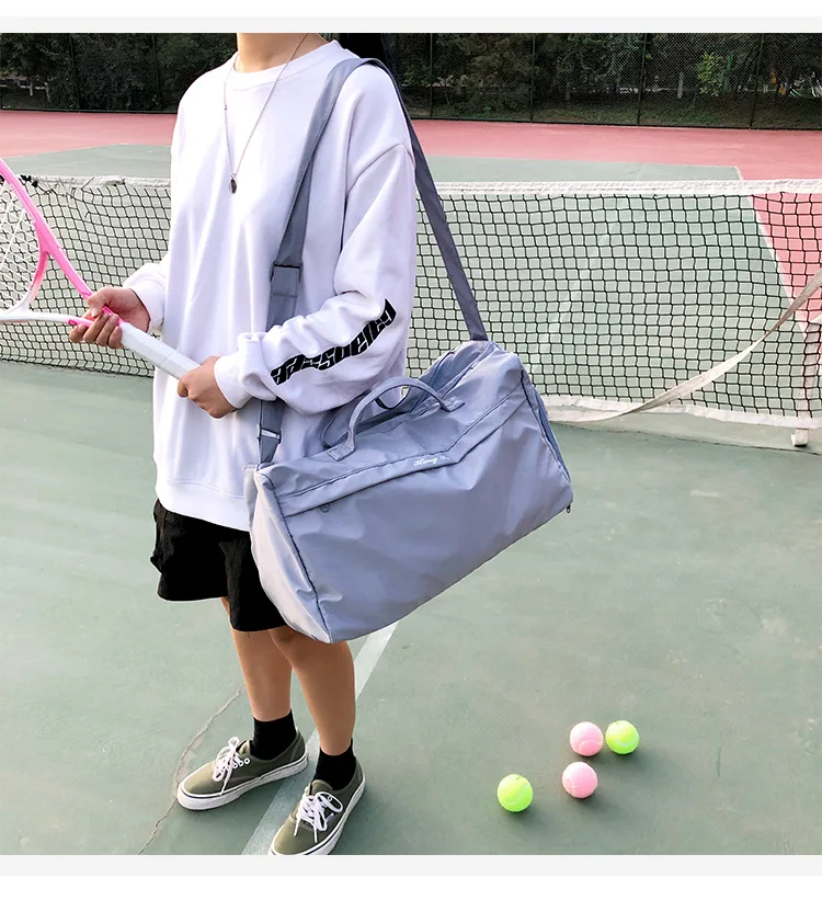 Спортивная сумка для женщин и мужчин, водонепроницаемый Оксфордский рюкзак на плечо с самостоятельной обувью, карман для спортзала, сумка для йоги, путешествий, тренировок