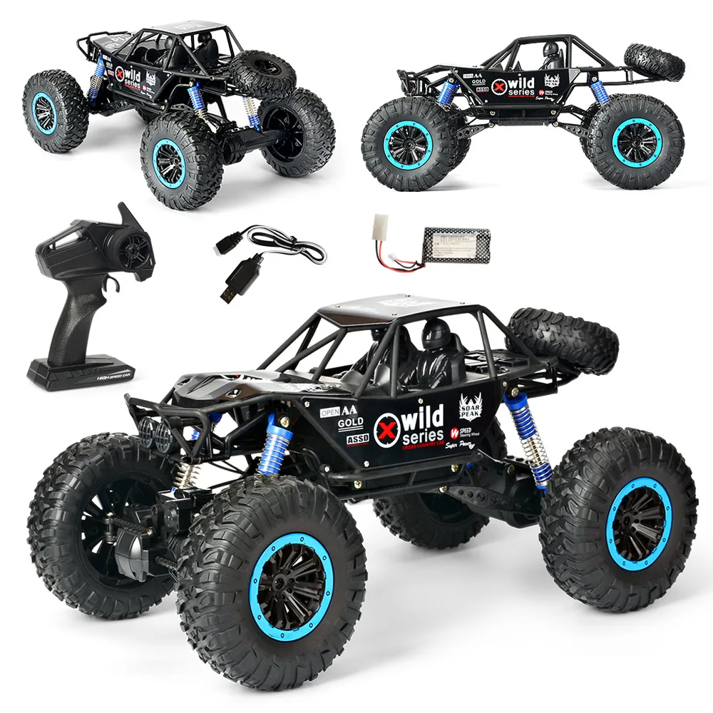 

Mgrc Monster Truck 1: 10 Four-Wheel Drive Remote Control High-Speed Off-road Climbing Car Waterproof Rechargeable Remote Control
