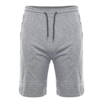 

Spring and summer fashion men's casual wear polyester natural comfort solid color handsome sports straight shorts!