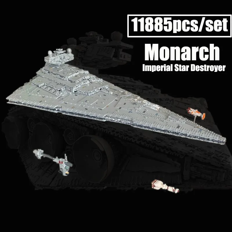 Новый МОК монарх имперский Звездный разрушитель MOC 23556 подходит для lepinings