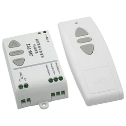 FashionJW-T02 AC 220V Motor Wireless Remote Control Switch UP Down Stop Tubular Motor Controller Forward Reverse TX RX Latched