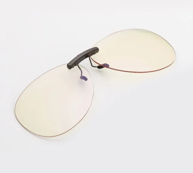 New Unisex Eyeglasses Clip-On Clip Lens For Light Anti Blue Ray Computer Phone Game TV Working Eyewear Glasses UV400 2