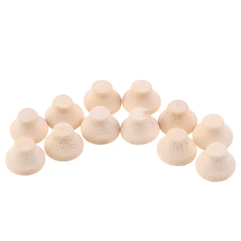 12pcs/lot 1:12 Dollhouse Miniature Wooden Sofa Feet Model Furniture Accessories 1