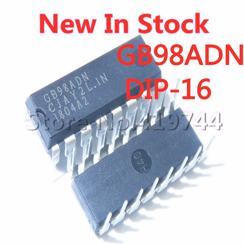 

2PCS/LOT GB98ADN GB98 DIP-16 LCD backlight chip In Stock NEW original IC