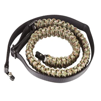 

Tactical Single Point Sling 2 Point Adjustable Rifle Gun Sling Strap Outdoor Combat Hunting Detachable Gun Belt Survival Rope