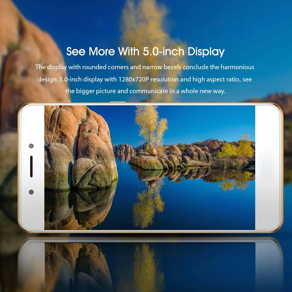 Глобальная версия Coolpad E2 4G мобильный телефон 5,0 дюймов 2 ГБ+ 16 Гб 8 Мп+ 5 Мп Android 7.1.1 2500 мАч разблокированный смартфон с отпечатком пальца