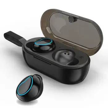 

TWS T2 Bluetooth 5.0 Headphones IPX5 Mini Wireless Earbuds Touch Control Earphone Stereo Cordless Headset with Charge case