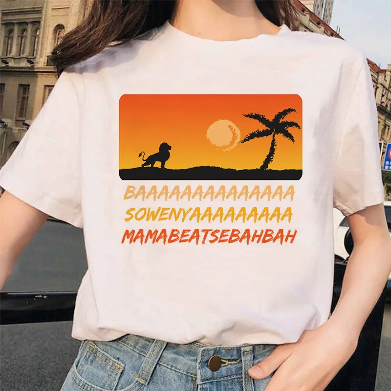 Хакуна матата женская футболка с графическим принтом женская футболка в стиле хип-хоп женские футболки летний топ уличная женская одежда