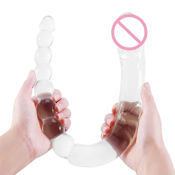 47cm/18.5inch Long Double Dildo Big Size for Couples Lesbian Vagina Masturbation Anal Massage Anus Dilators Toy Sexual Wellness 4