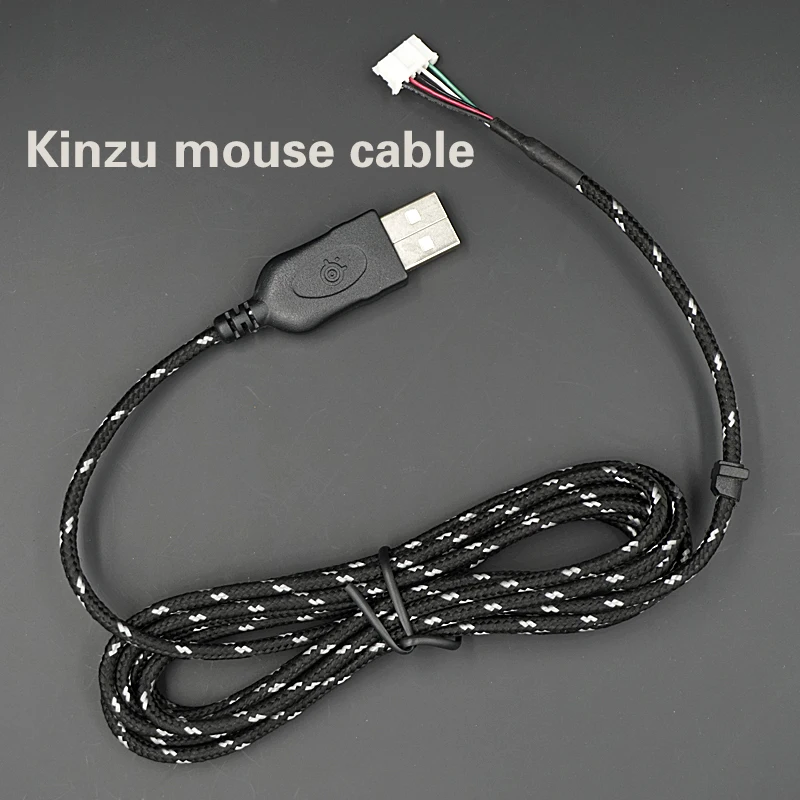 USB Mouse Cable SteelSeries Sensei RAW XAI Kinzu Kana V2 V3 PVC Nylon wire power off replacement line gift Mouse Skates