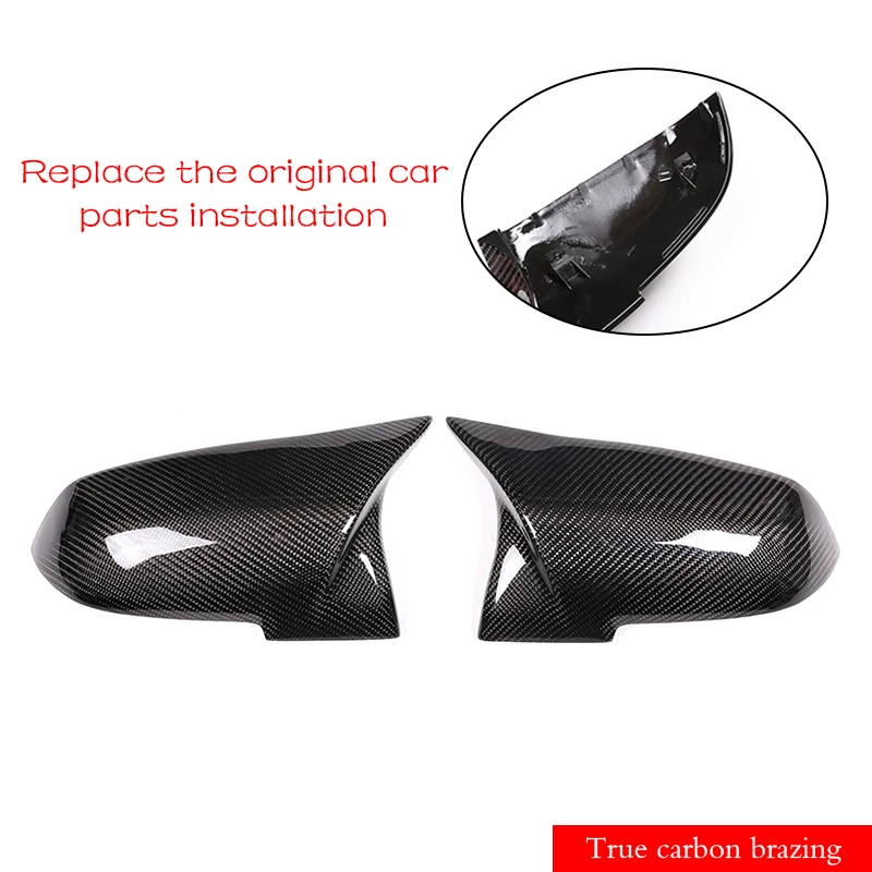 

Real carbon fiber Rearview Mirror Cover For BMW 1 2 3 4 series 220i 328i 420i F20 F21 F22 F23 F30 F32 F33 F36 X1 F87 E84 X1 M2