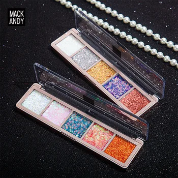 

Air make-up early-years Andy glitter stars five-color eye shadow tray students party parity super flash pearl shining eye shadow