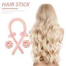 

Heatless Curling Rod Stick Headbands Hair Roller Silk Curling Ribbon Silk Curling Hair Curling Ribbon Make Hair Curler