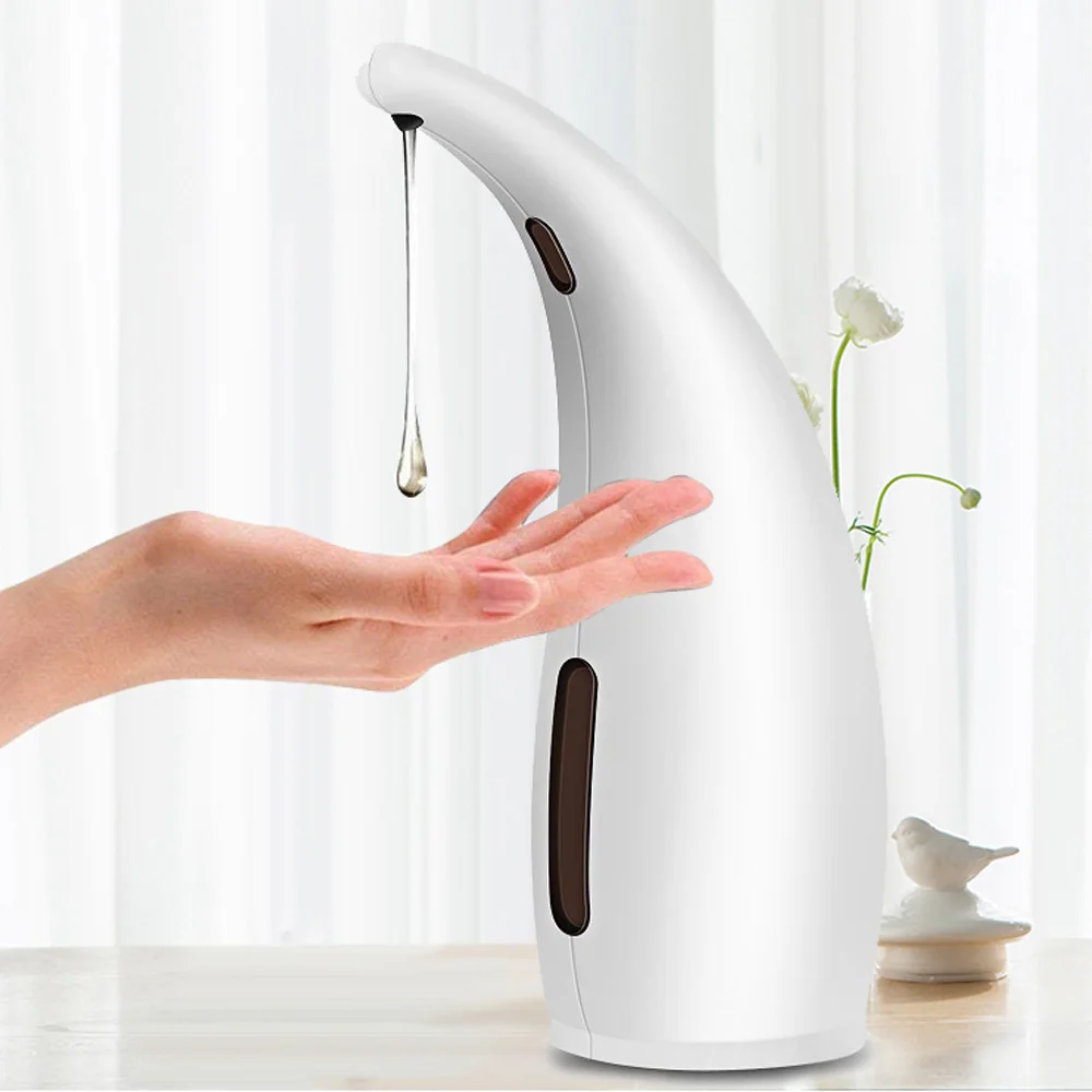 

Behogar 300ml Waterproof Infrared Sensing Automatic Soap Lotion Shower Gel Shampoo Dispenser Machine for Home Bathroom Kitchen