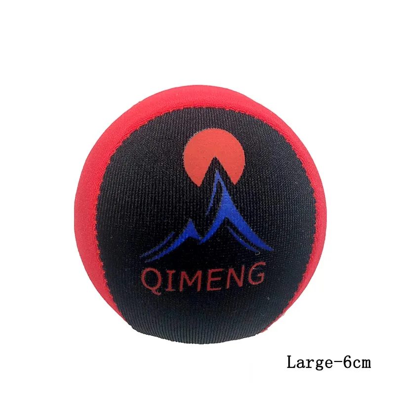 Qimeng-Redblack 6,0 см мяч для снятия стресса забавная игрушка пляжный мяч водоотталкивающий мяч антистрессовый джемпер мяч детские игрушки для детей Веселые подарки водный бегун - Цвет: Qimeng-Redblack