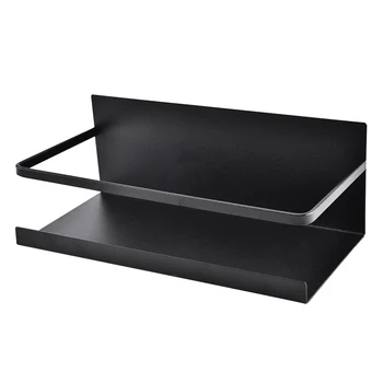 

Decorative Storage Rack Refrigerator Shelf Magnetic Home Organizer Plate Durable Metal Multifunctional Kitchen Practical