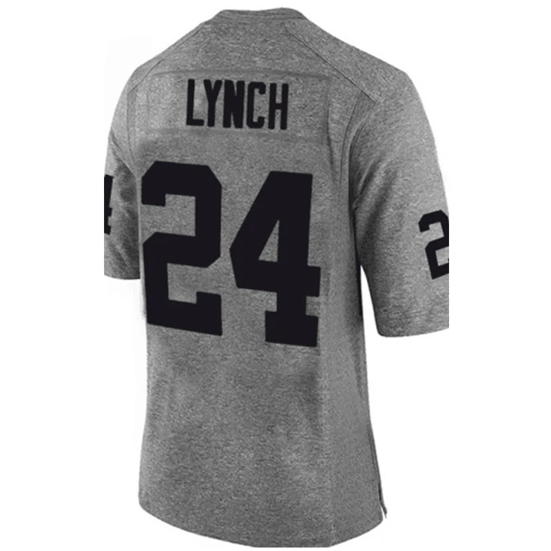 24 Marshawn Lynch 4 Derek Carr мужские Джерси 82 Jordy Nelson 34 BO Jackson 52 Khalil Mack майки