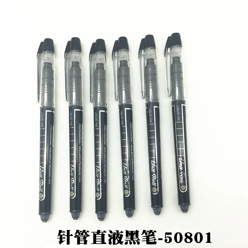 

High Quality Liquid Ball Pen 0.55 mm Needle Point Extra Fine Point Liquid Ink Roller Ball Pen Office School 1set/12pcs