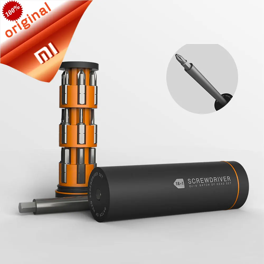 Xiaomi Youpin отверточный набор «18-в-1 Набор 18 тонкой партий колеса для хранения дизайн многофункциональная отвертка для ремонта инструмент