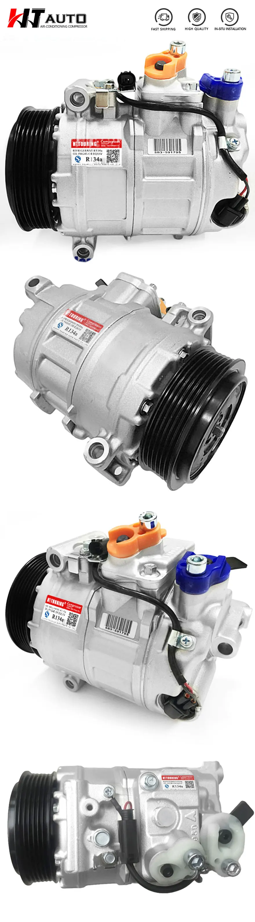Для Mercedes C230 C240 C280 C320 ввиде горшка 01-09 7SEU17C A/C компрессор 0002306511 0012300011 0012301211 0012301411 0012304511 0012306211