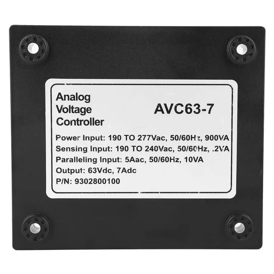 AVC63-7 AVR Регулировка автоматического Мощность Напряжение регулятор для бесщеточный генератор 170-305VAC 50/60Hz