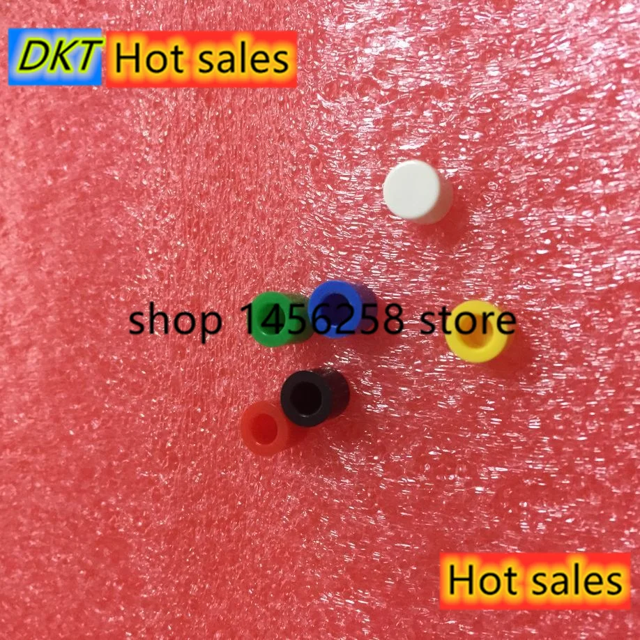 60 teile/los 6 Farbe Kunststoff Kappe Hut kits G62 feur 6*6 мм Тактильный кнопочный переключатель Deckel Abdeckung a56 6x6 мм Grün Schwarz