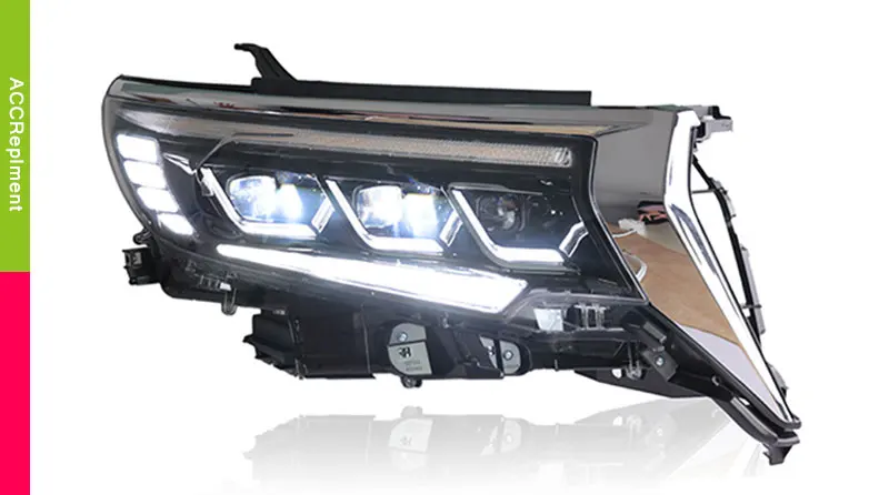 Автомобильный Стайлинг для Toyota prado светодиодный фары- светодиодный головной фонарь все светодиодный Противотуманные фары Дневные ходовые огни