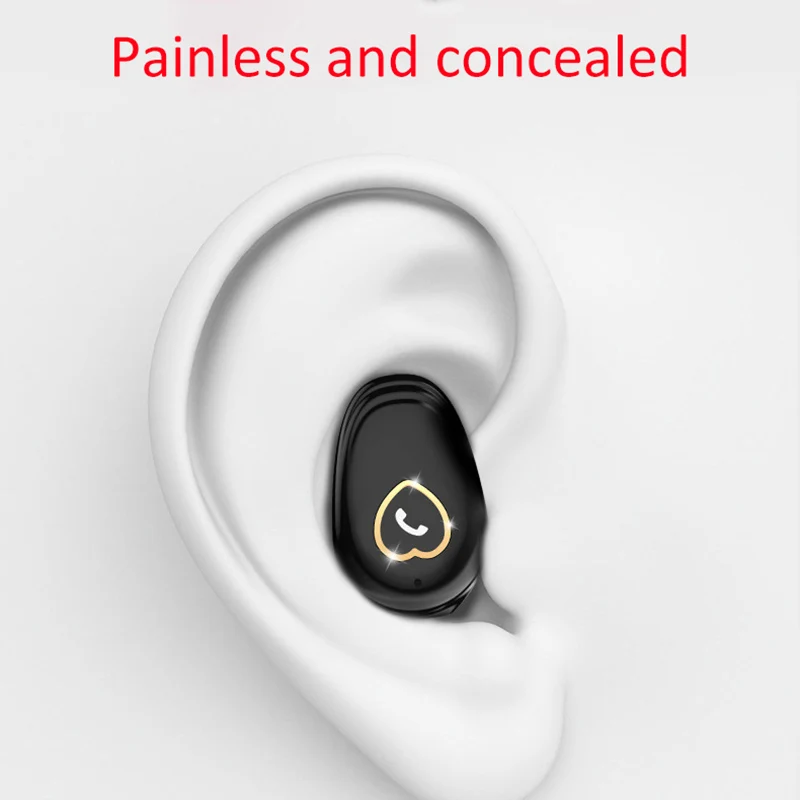 Bluetooth наушники мини стерео Беспроводная гарнитура Bluetooth наушники невидимые наушники для IPhone11 для телефонов Xiaomi