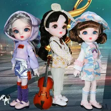 Dbs sonho fada boneca 1/6 bjd nome por anjo sorte mecânica corpo comum com maquiagem, incluindo couro cabeludo, olhos, roupas meninas sd, yosd(China)