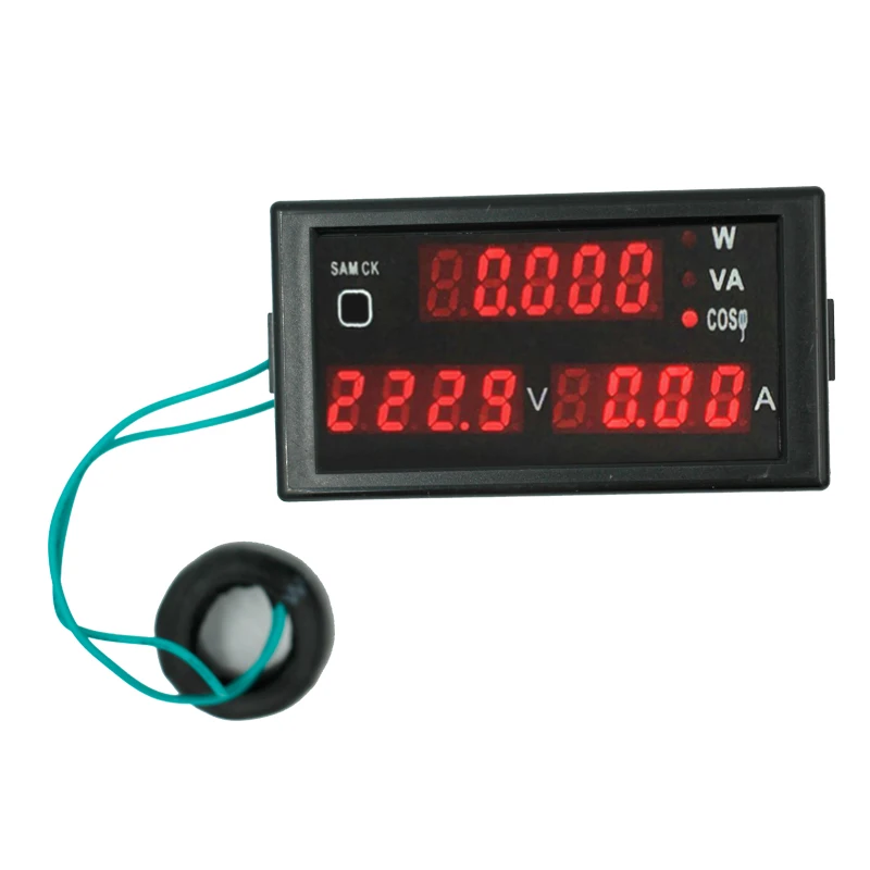

Dl69-2048 Digital Display Lcd Multifunctional Ac Voltmeter Ammeter Voltage Current Meter Ac80-300V 0-100A 40%Off
