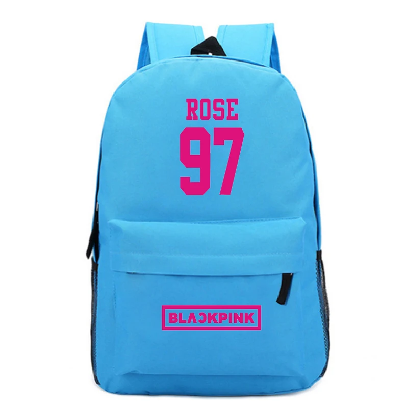 BLACKPINK Mochila для учеников, мальчиков и девочек, популярный узор, школьный рюкзак для ежедневных покупок, рюкзак для девочек, женские дорожные сумки на плечо - Цвет: 15