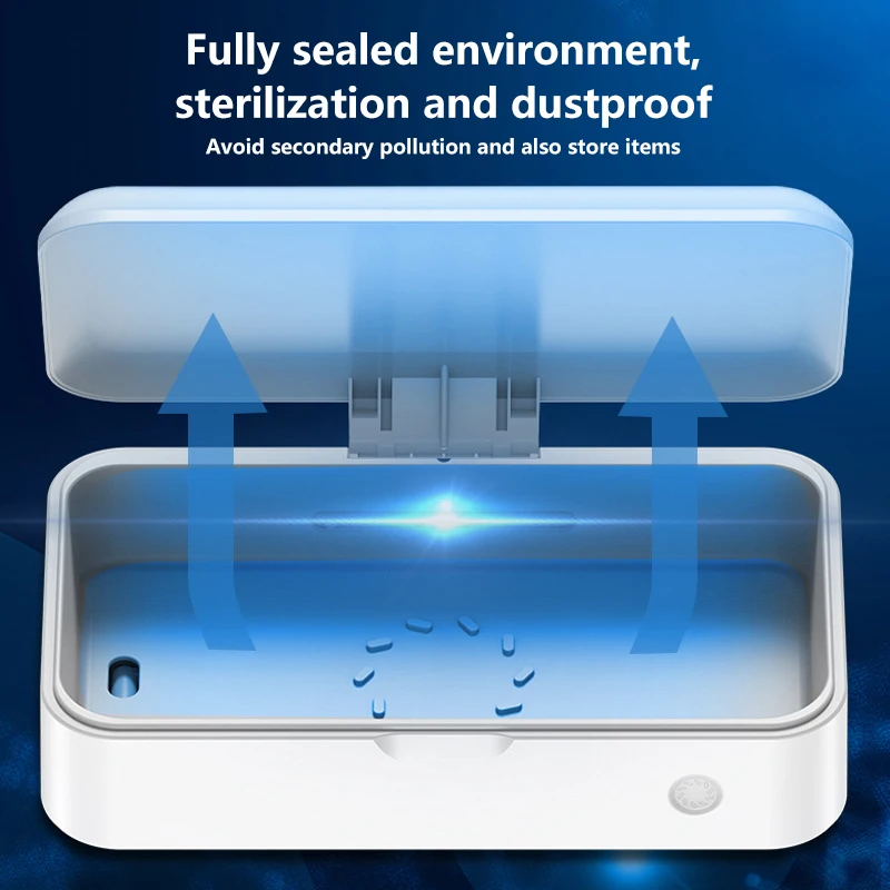 

Mobile Phone Toothbrush Disinfection Box for mask Safety Hygiene Good Sealing Performance Multi-function Dust-proof Sterilizer