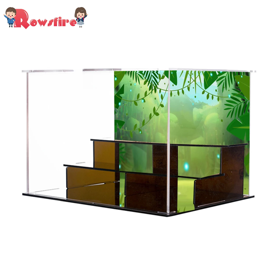 

Acrylic Display Case Countertop Box Stand Dustproof Protection Showcase for Action Figures Toys Collectibles