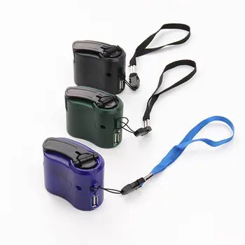 

2020 Mobile Phone Emergency Power USB Hand Crank Charger Electric Generator Universal Mobile Charge Hand Dynamo Charging