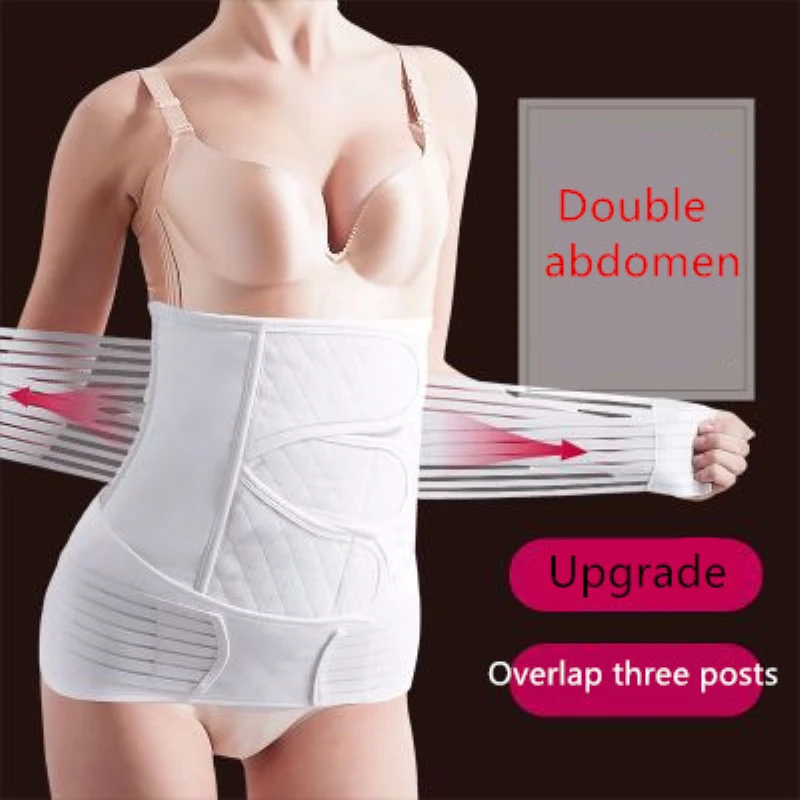 2in1-Belly-slimming-bandages-prenatal-postnatal-Postpartum-Belt-Band-Body-Recovery-Shapewear-Trainer-Corset-M270