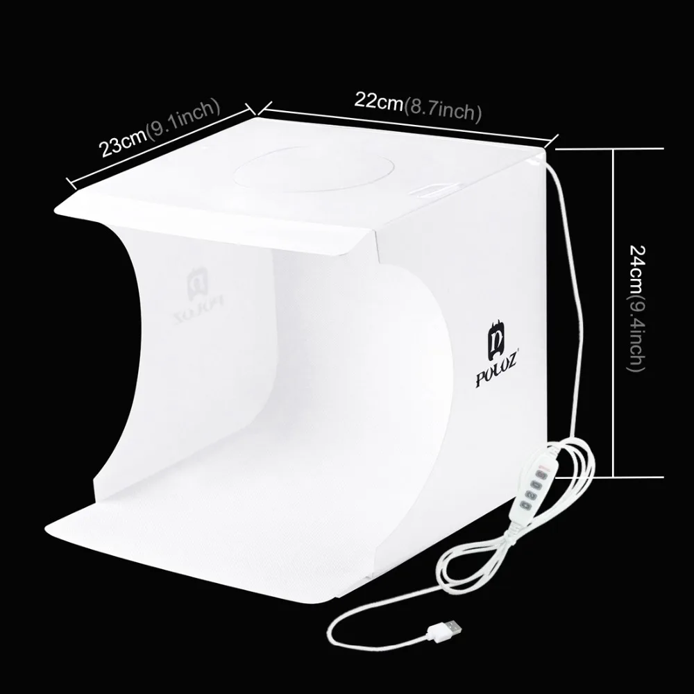 Портативное кольцо световая коробка складная фотостудия коробка фотография Софтбокс лайтбокс-студия Съемка Палатка коробка комплект с 6 фонов