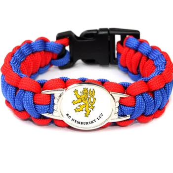 

Custom letter Picture Charm Paracord Survival Bracelet Friendship Outdoor Camping Bracelet 50pcs/lot