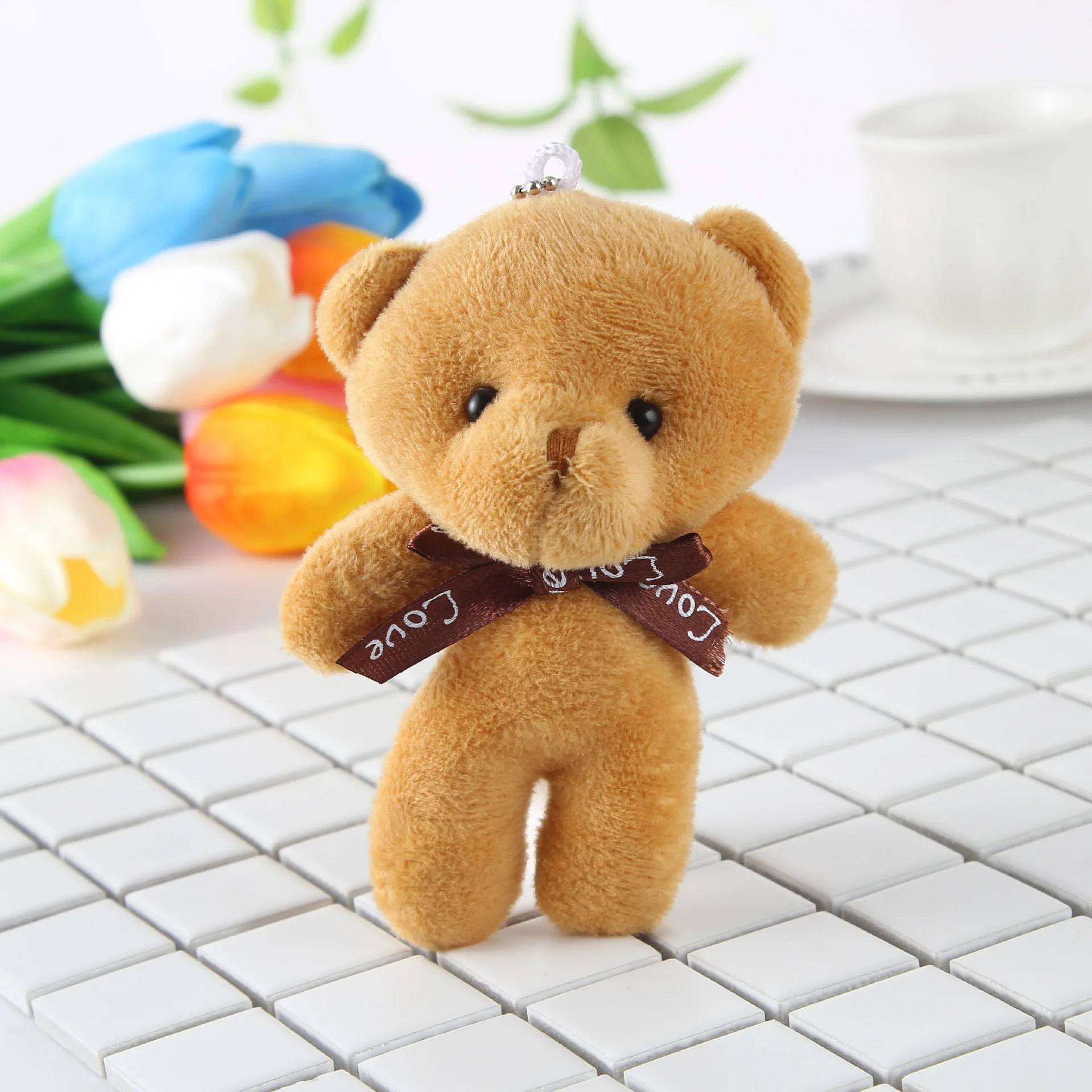 Kawaii Teddy Bear Keychain Plush Toy Stuffed Cute Animal Mini Bear Plush Doll Pendant Bag Accessories 1 Kawaii Teddy Bear Keychain Plush Toy Stuffed Cute Animal Mini Bear Plush Doll Pendant Bag Accessories 1
