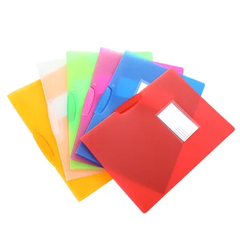 

6PCS A4 Letter Size Clear Folders Matte Transparent Document File Organizers with Rotating Buckle for Home Office School