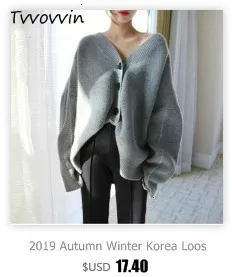 Осенний черно-белый клетчатый вязанный Топ свободный свитер с v-образным вырезом и длинными рукавами Модный женский комплект C162